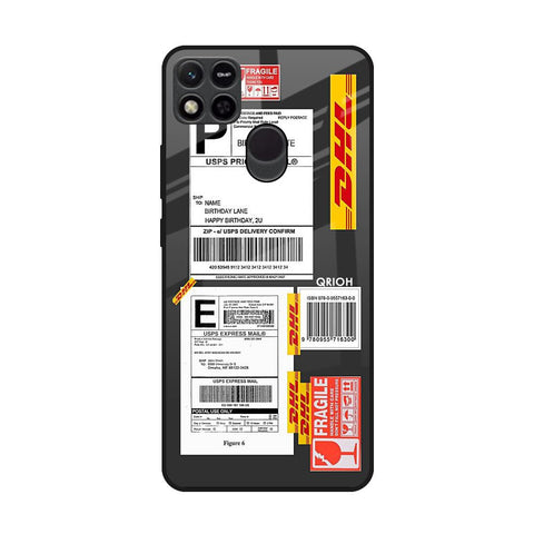 Cool Barcode Label Redmi 10A Glass Back Cover Online