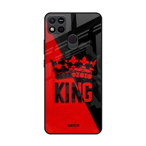 I Am A King Redmi 10A Glass Back Cover Online