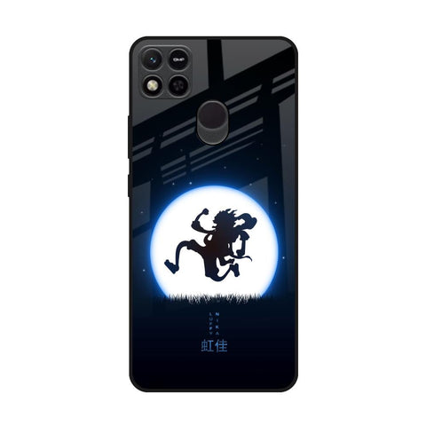 Luffy Nika Redmi 10A Glass Back Cover Online