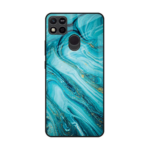 Ocean Marble Redmi 10A Glass Back Cover Online