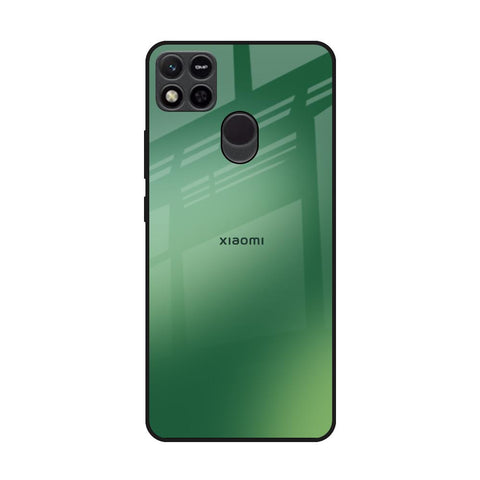 Green Grunge Texture Redmi 10A Glass Back Cover Online
