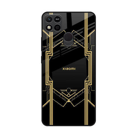 Sacred Logo Redmi 10A Glass Back Cover Online