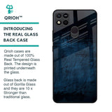 Dark Blue Grunge Glass Case for Redmi 10A