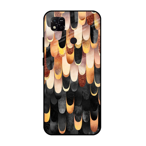 Bronze Abstract Redmi 10A Glass Cases & Covers Online