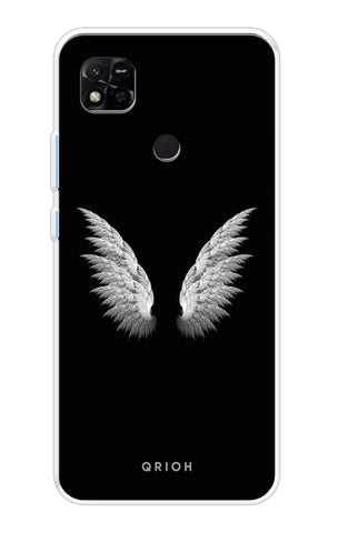 White Angel Wings Redmi 10A Back Cover