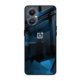 Polygonal Blue Box OnePlus Nord N20 5G Glass Cases & Covers Online