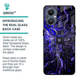 Techno Color Pattern Glass Case For OnePlus Nord N20 5G