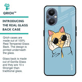 Adorable Cute Kitty Glass Case For OnePlus Nord N20 5G