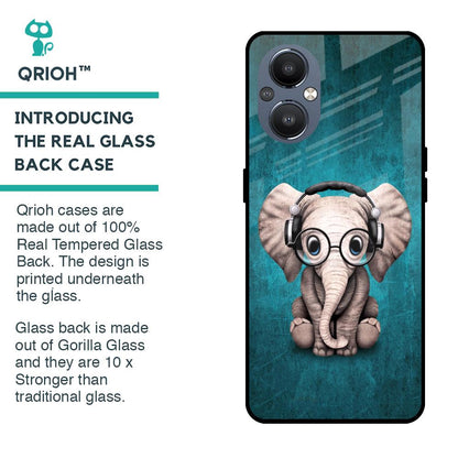 Adorable Baby Elephant Glass Case For OnePlus Nord N20 5G