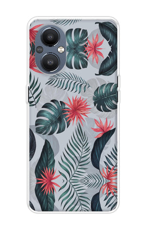 Retro Floral Leaf OnePlus Nord N20 Back Cover