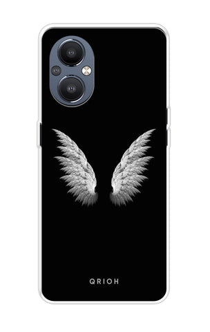 White Angel Wings OnePlus Nord N20 Back Cover