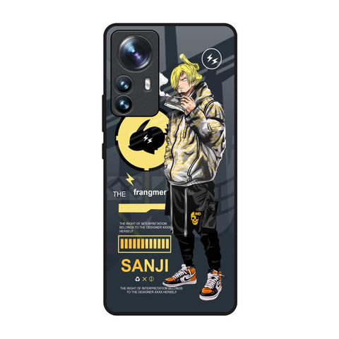 Cool Sanji Mi 12 Pro 5G Glass Back Cover Online