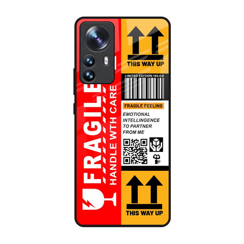 Handle With Care Mi 12 Pro 5G Glass Back Cover Online