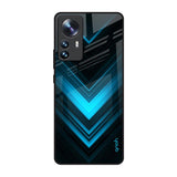 Vertical Blue Arrow Mi 12 Pro 5G Glass Back Cover Online