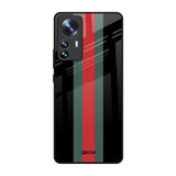 Vertical Stripes Mi 12 Pro 5G Glass Back Cover Online