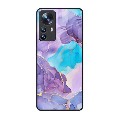 Alcohol ink Marble Mi 12 Pro 5G Glass Back Cover Online
