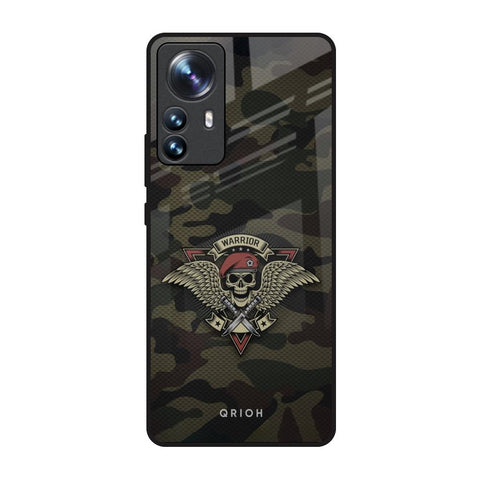 Army Warrior Mi 12 Pro 5G Glass Back Cover Online