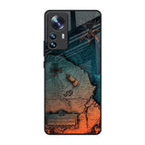 Geographical Map Mi 12 Pro 5G Glass Back Cover Online