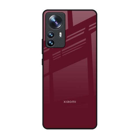 Classic Burgundy Mi 12 Pro 5G Glass Back Cover Online