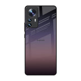 Grey Ombre Mi 12 Pro 5G Glass Back Cover Online