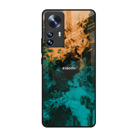 Watercolor Wave Mi 12 Pro 5G Glass Back Cover Online