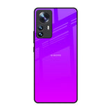 Purple Pink Mi 12 Pro 5G Glass Back Cover Online