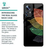 Colorful Leaves Glass Case for Mi 12 Pro 5G
