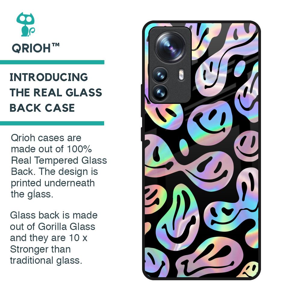 Acid Smile Glass Case for Mi 12 Pro 5G