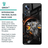 Aggressive Lion Glass Case for Mi 12 Pro 5G