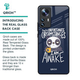 Struggling Panda Glass Case for Mi 12 Pro 5G