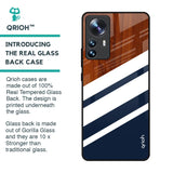 Bold Stripes Glass Case for Mi 12 Pro 5G