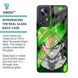 Anime Green Splash Glass Case for Mi 12 Pro 5G