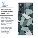 Abstact Tiles Glass Case for Mi 12 Pro 5G