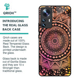 Floral Mandala Glass Case for Mi 12 Pro 5G