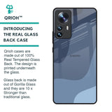 Navy Blue Ombre Glass Case for Mi 12 Pro 5G