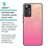 Pastel Pink Gradient Glass Case For Mi 12 Pro 5G