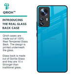 Blue Aqua Glass Case for Mi 12 Pro 5G