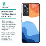 Wavy Color Pattern Glass Case for Mi 12 Pro 5G