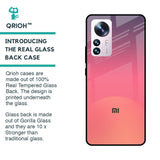 Sunset Orange Glass Case for Mi 12 Pro 5G