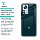 Hunter Green Glass Case For Mi 12 Pro 5G