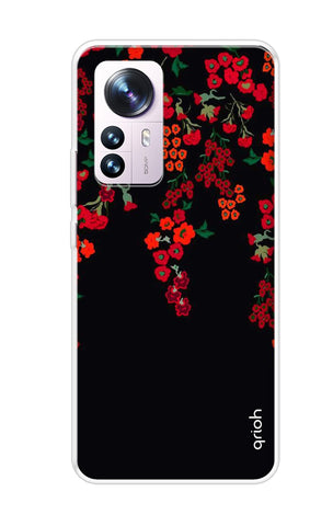 Floral Deco Mi 12 Pro 5G Back Cover
