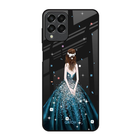 Queen Of Fashion Samsung Galaxy M53 5G Glass Back Cover Online