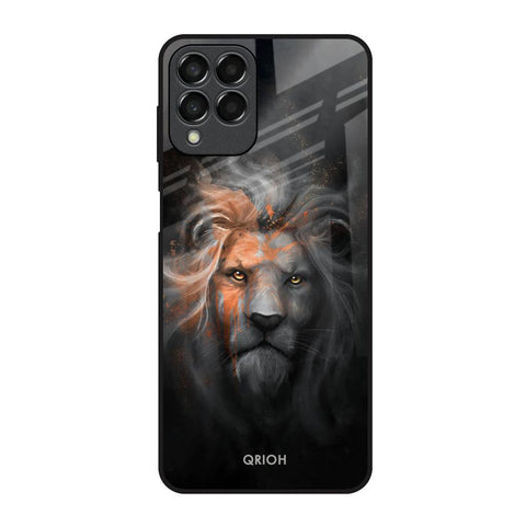 Devil Lion Samsung Galaxy M53 5G Glass Back Cover Online