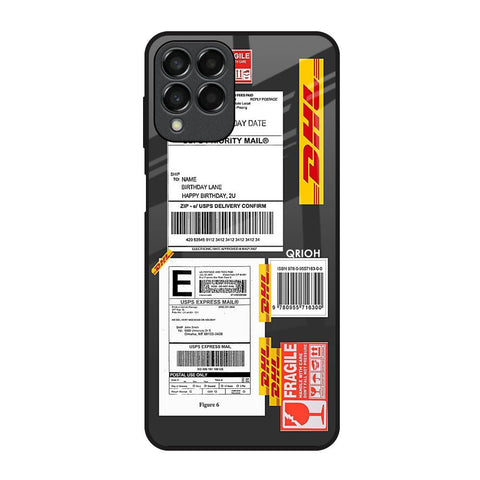 Cool Barcode Label Samsung Galaxy M53 5G Glass Back Cover Online