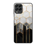 Tricolor Pattern Samsung Galaxy M53 5G Glass Back Cover Online