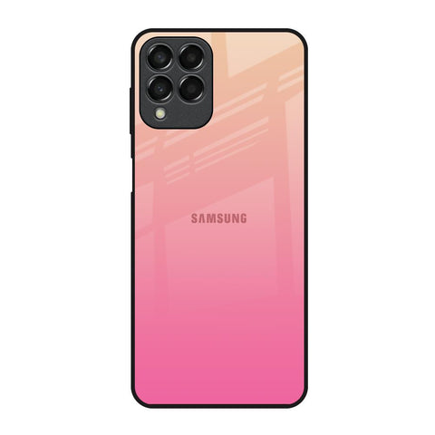 Pastel Pink Gradient Samsung Galaxy M53 5G Glass Back Cover Online