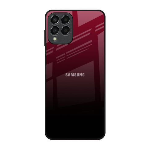Wine Red Samsung Galaxy M53 5G Glass Back Cover Online