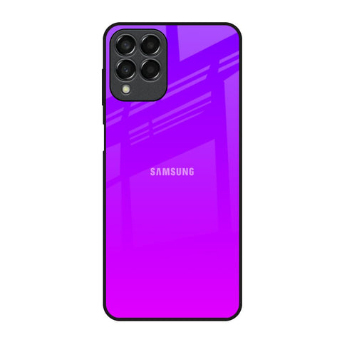 Purple Pink Samsung Galaxy M53 5G Glass Back Cover Online