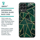 Abstract Green Glass Case For Samsung Galaxy M53 5G