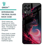 Moon Wolf Glass Case for Samsung Galaxy M53 5G